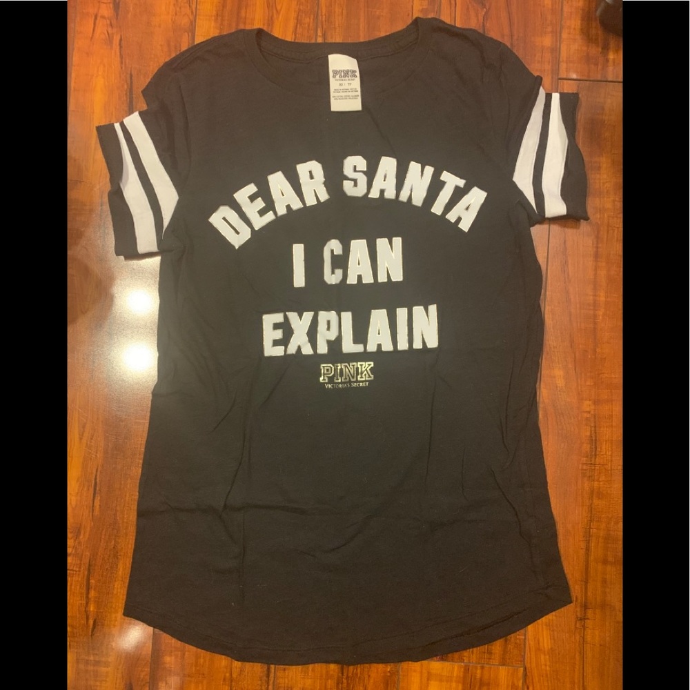 Victoria’s Secret PINK Dear Santa T-shirt XS
